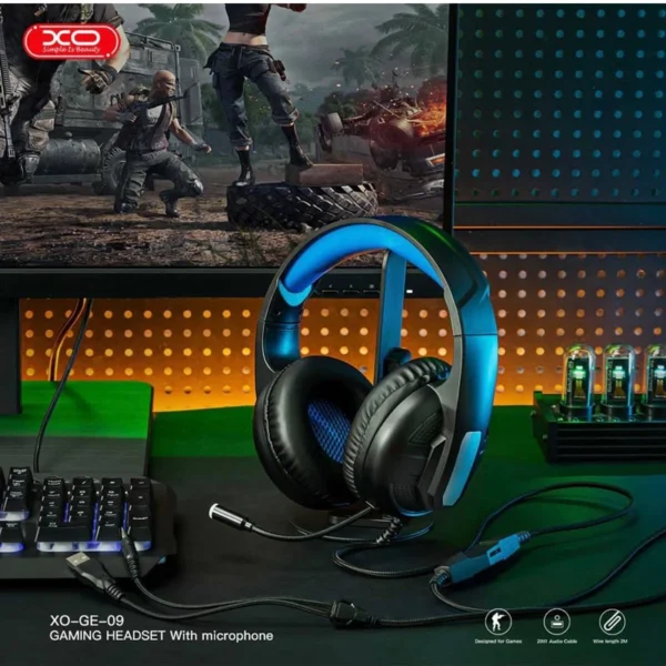 هدست گیمینگ XO مدل GE09 RGB - تصویر 2
