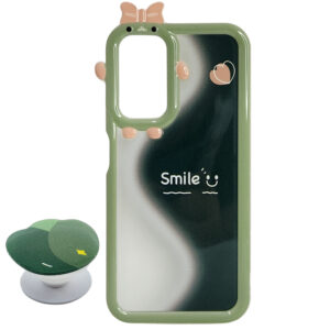 قاب فانتزی مدل Smile به همراه پاپ سوکت مناسب برای گوشی شیائومی Redmi Note 12 Pro 4G