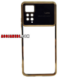 قاب دور طلایی مدل Lens مناسب شیائومی Redmi Note 12 Pro 4G