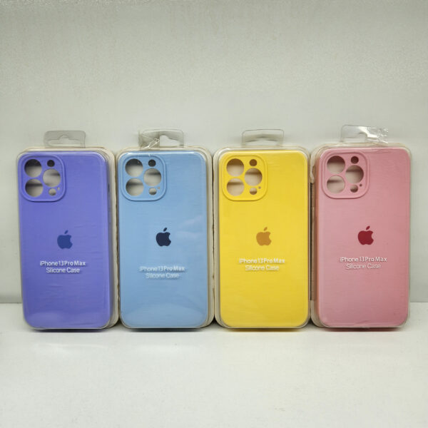 قاب مدل سیلیکون پاک کنی مناسب برای گوشی موبایل اپل iPhone 13 Pro Max - تصویر 2