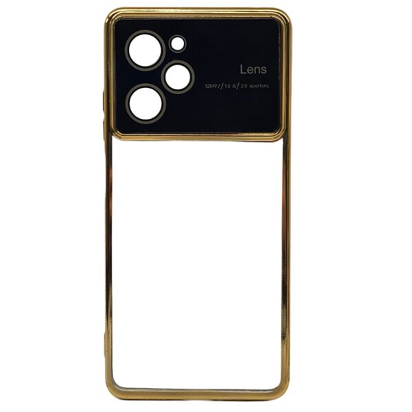 قاب دور طلایی مدل Lens مناسب برای گوشی شیائومی POCO X5 Pro 5G
