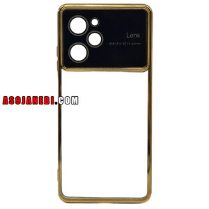 قاب دور طلایی مدل Lens مناسب شیائومی POCO X5 Pro 5G