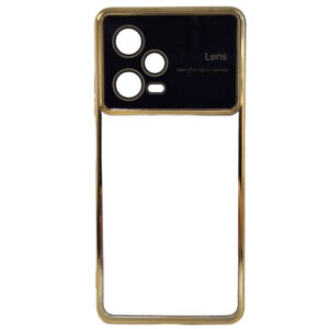 قاب دور طلایی مدل Lens مناسب برای گوشی شیائومی Redmi Note 12 Pro 5G