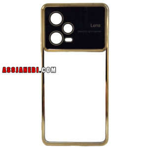 قاب دور طلایی مدل Lens مناسب شیائومی Redmi Note 12 Pro 5G