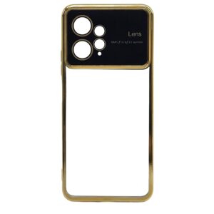 قاب دور طلایی مدل Lens مناسب برای گوشی شیائومی Redmi Note 12 4G