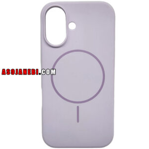 قاب مدل سیلیکون پاک کنی مگ سیف مناسب اپل iPhone 16