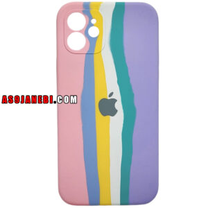 قاب مدل سیلیکون آبرنگی کد 1 مناسب اپل iPhone 12