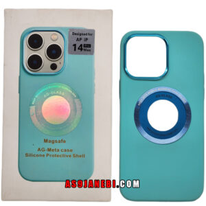 قاب مدل سیلیکون پاک کنی مگ سیف مناسب اپل iPhone 14 Pro Max