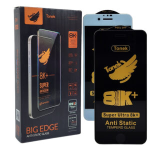 گلس آنتی استاتیک تونک اورجینال مناسب برای گوشی اپل iPhone 7/8/SE 2020 سفید/مشکی