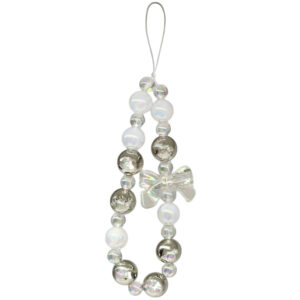 آویز موبایل مدل مروارید پاپیون