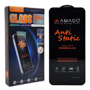 گلس آنتی استاتیک آمادو اورجینال مناسب برای گوشی سامسونگ GALAXY A36/A56/S24 FE