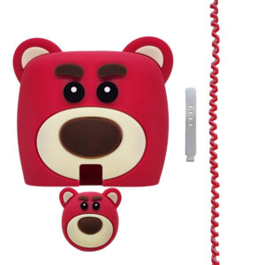 محافظ شارژر و کابل فانتزی 25 وات سامسونگ مدل خرس