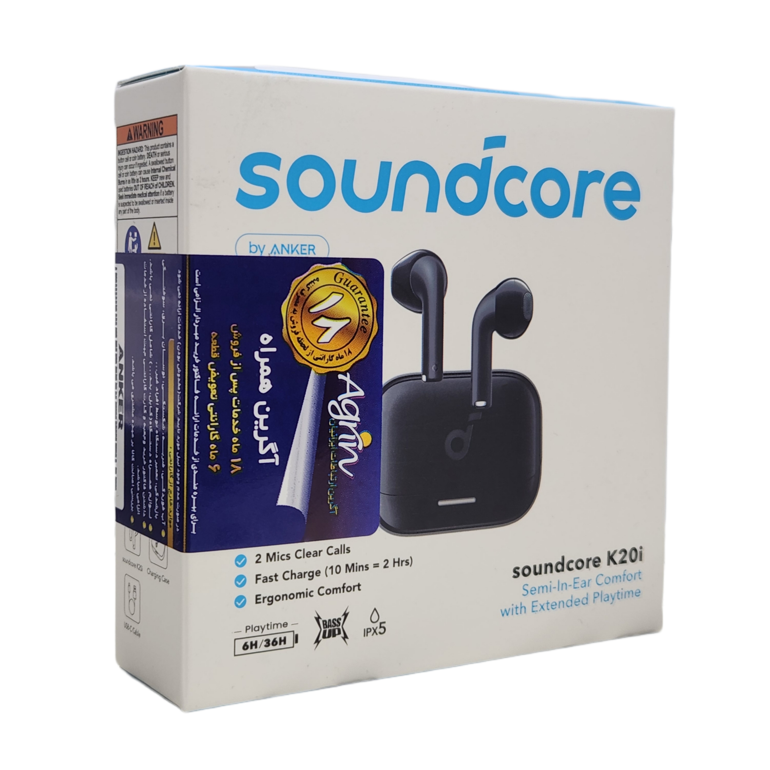 ایرپاد بلوتوثی ANKER انکر اورجینال مدل K20i - تصویر 7