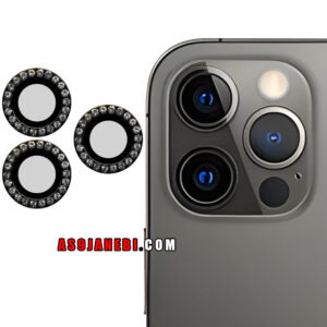 گلس لنز شیشه ای مدل نگینی مناسب اپل iPhone 12 Pro