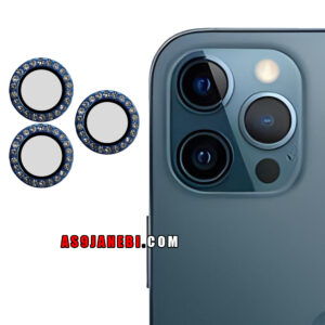 گلس لنز شیشه ای مدل نگینی مناسب اپل iPhone 12 Pro Max