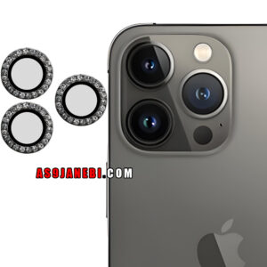 گلس لنز شیشه ای مدل نگینی مناسب اپل iPhone 13 Pro Max