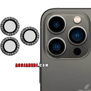 گلس لنز شیشه ای مدل نگینی مناسب اپل iPhone 13 Pro
