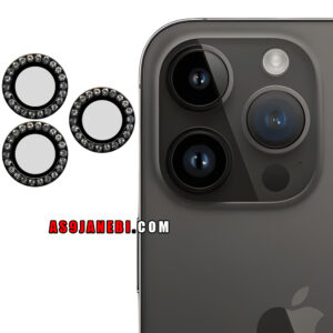 گلس لنز شیشه ای مدل نگینی مناسب اپل iPhone 14 Pro