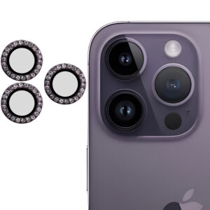 گلس لنز شیشه ای مدل نگینی مناسب گوشی اپل iPhone 14 Pro Max