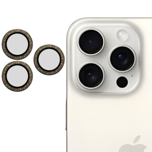 گلس لنز شیشه ای مدل اکلیلی مناسب گوشی اپل iPhone 15 Pro