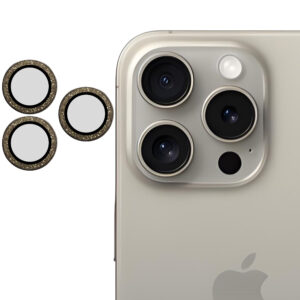 گلس لنز شیشه ای مدل اکلیلی مناسب گوشی اپل iPhone 15 Pro Max