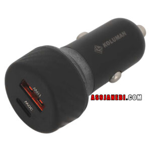 شارژر فندکی کلومن اورجینال مدل KOLUMAN K-C105 سوپر فست شارژ PD 48W