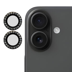 گلس لنز شیشه ای مدل نگینی مناسب گوشی اپل iPhone 16/16 Plus