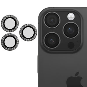 گلس لنز شیشه ای مدل نگینی مناسب گوشی اپل iPhone 16 Pro