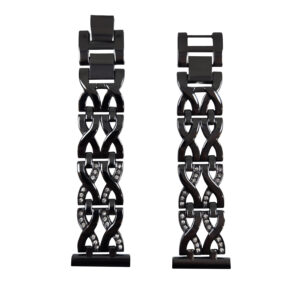 بند ساعت هوشمند مدل chain نگین دار سایز 22 میلیتری