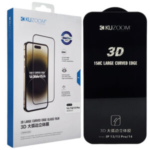 گلس کوزوم اورجینال مدل 3D LARGE CURVED مناسب برای گوشی اپل iPhone 13/13 Pro/14