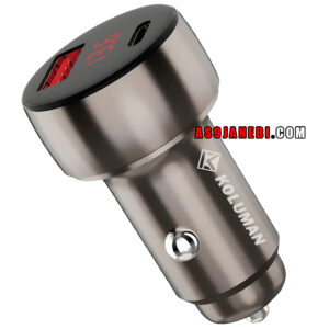 شارژر فندکی کلومن اورجینال مدل KOLUMAN K-C108 سوپر فست شارژ PD 48W