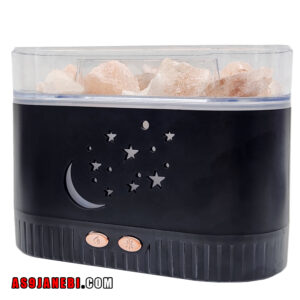 دستگاه بخور سرد طرح شومینه مدل salt lamp aroma diffuser