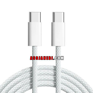 کابل شارژ USB-C به USB-C اورجینال اپل مدل MQKJ3ZM/A