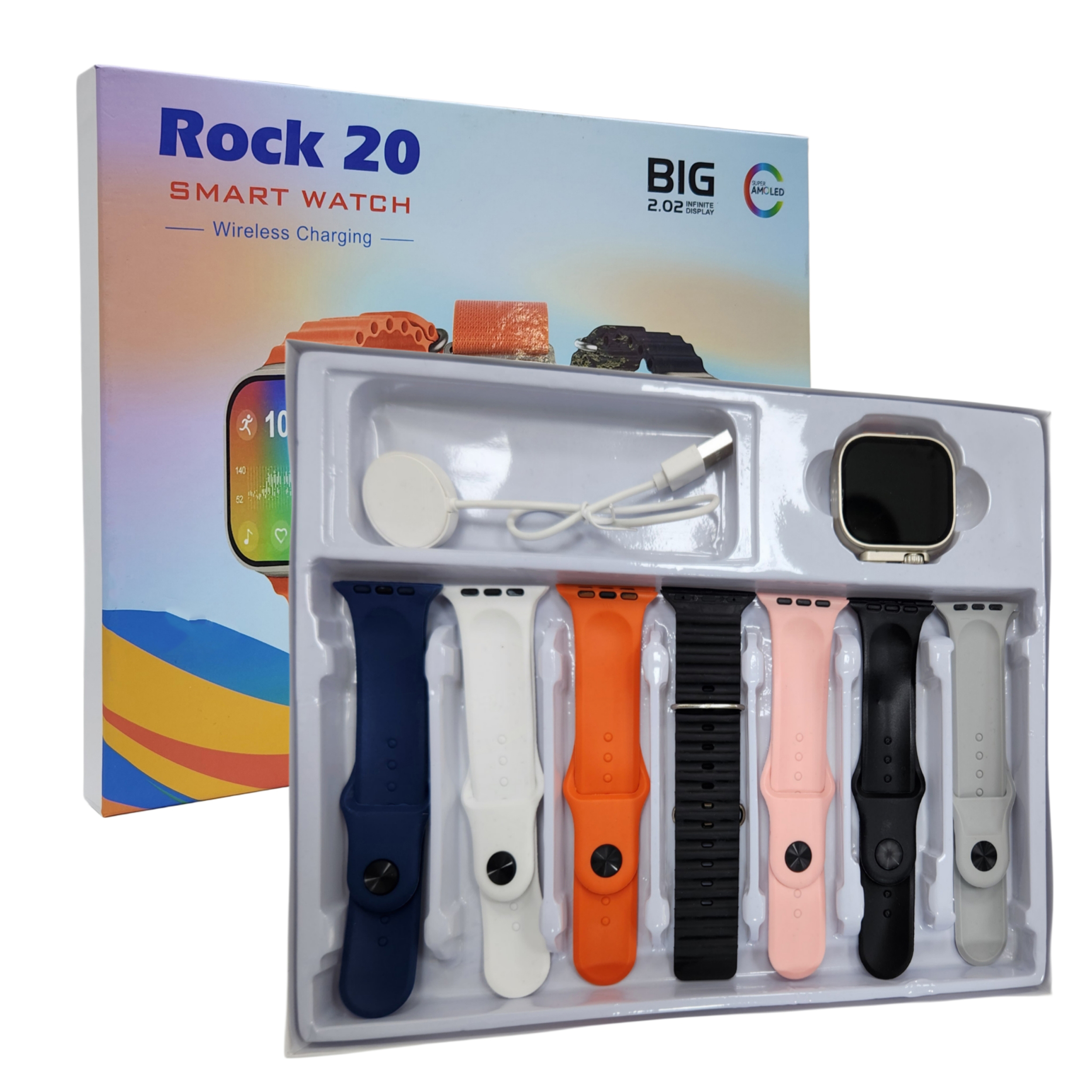 ساعت هوشمند مدل ROCK 20 هفت بند - تصویر 2