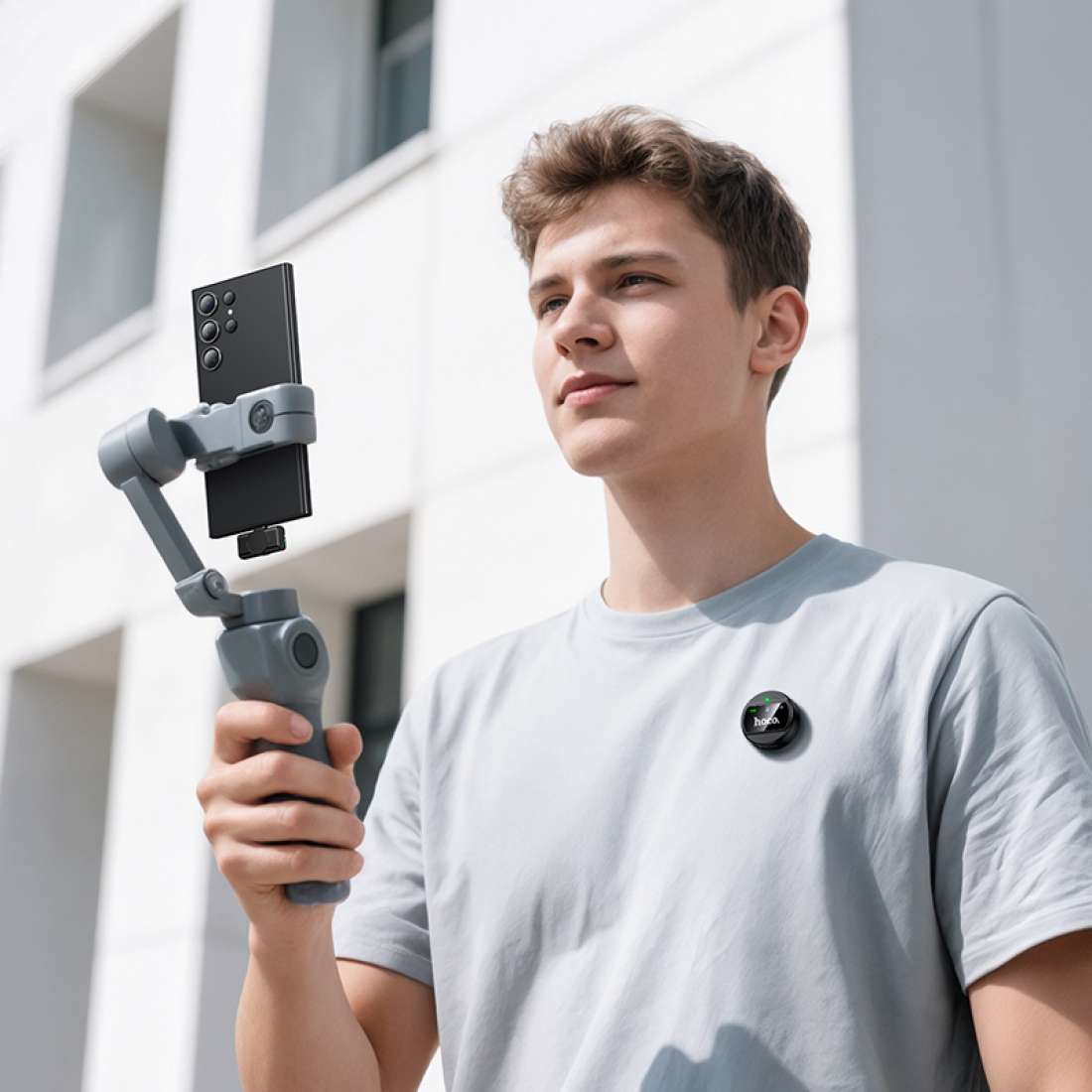 میکروفن یقه ای هوکو مدل Hoco L21 ENC Type-C - تصویر 8